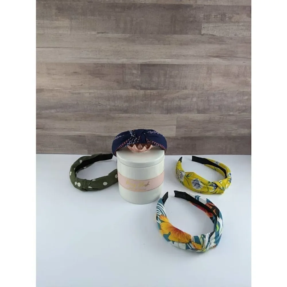 Printed Knotted Headbands Set